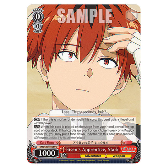 Character SFN/S108-E060 card from the Weiss Schwarz set Frieren Beyond Journey's End