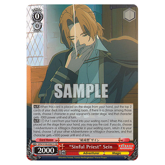 Character SFN/S108-E061S card from the Weiss Schwarz set Frieren Beyond Journey's End