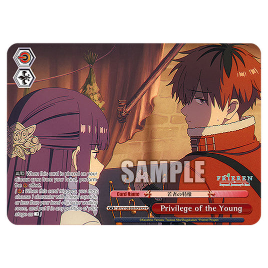 Climax SFN/S108-E067OFR card from the Weiss Schwarz set Frieren Beyond Journey's End