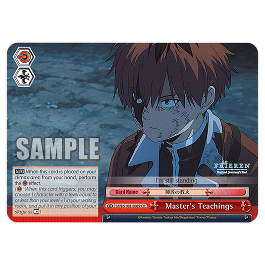 Climax SFN/S108-E069 card from the Weiss Schwarz set Frieren Beyond Journey's End