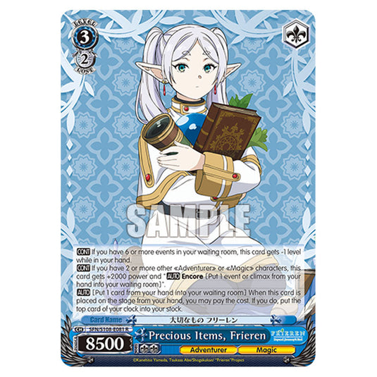 Character SFN/S108-E081 card from the Weiss Schwarz set Frieren Beyond Journey's End