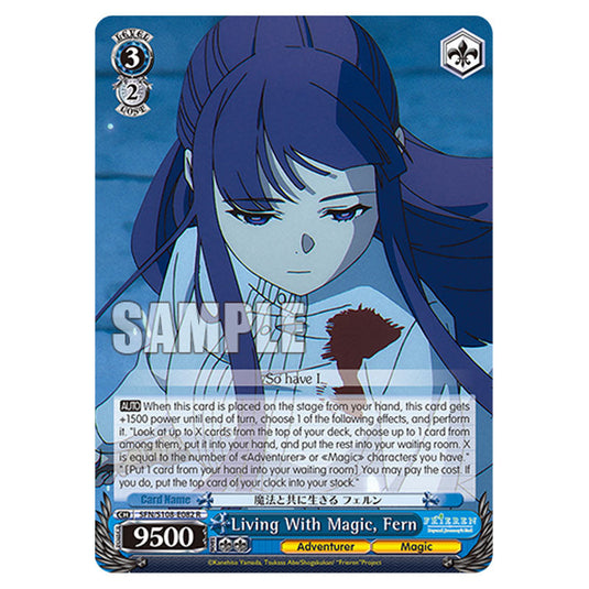 Character SFN/S108-E082 card from the Weiss Schwarz set Frieren Beyond Journey's End