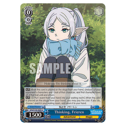 Character SFN/S108-E085 card from the Weiss Schwarz set Frieren Beyond Journey's End