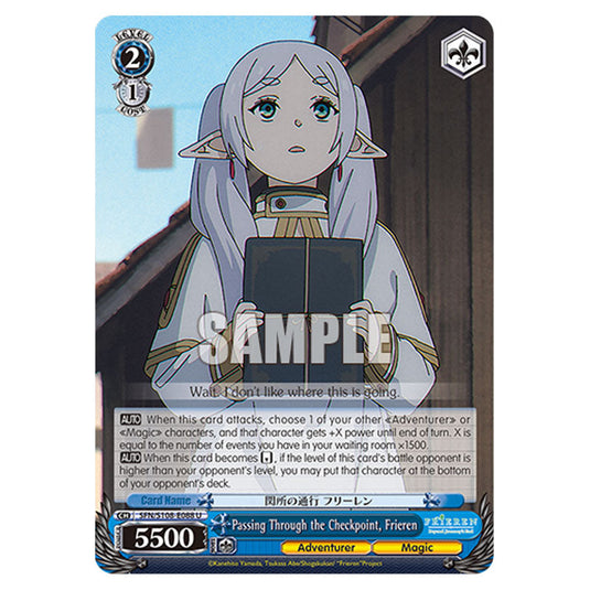 Character SFN/S108-E088 card from the Weiss Schwarz set Frieren Beyond Journey's End