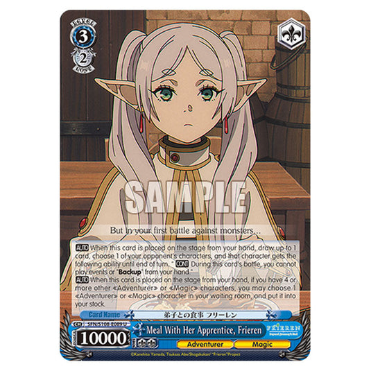 Character SFN/S108-E089 card from the Weiss Schwarz set Frieren Beyond Journey's End