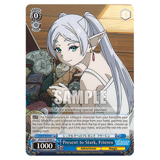 Character SFN/S108-E091 card from the Weiss Schwarz set Frieren Beyond Journey's End