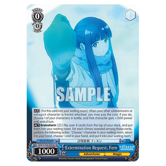 Character SFN/S108-E094S card from the Weiss Schwarz set Frieren Beyond Journey's End