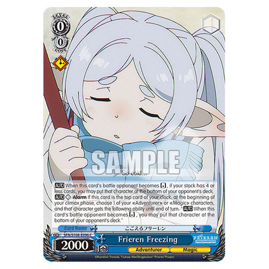 Character SFN/S108-E096 card from the Weiss Schwarz set Frieren Beyond Journey's End