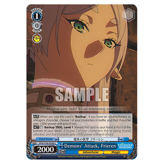 Character SFN/S108-E098 card from the Weiss Schwarz set Frieren Beyond Journey's End