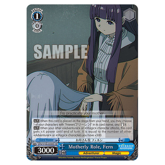 Character SFN/S108-E099S card from the Weiss Schwarz set Frieren Beyond Journey's End