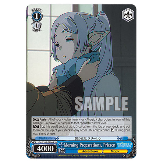 Character SFN/S108-E100S card from the Weiss Schwarz set Frieren Beyond Journey's End