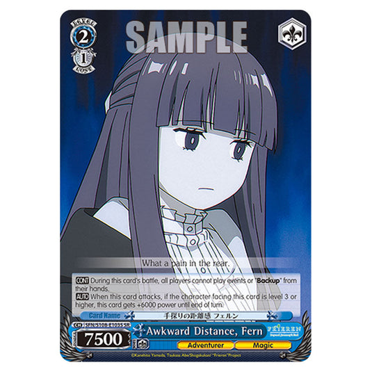 Character SFN/S108-E103S card from the Weiss Schwarz set Frieren Beyond Journey's End