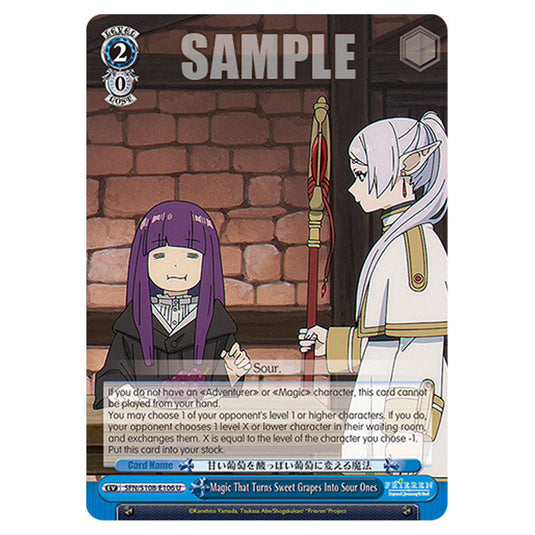 Event SFN/S108-E106 card from the Weiss Schwarz set Frieren Beyond Journey's End