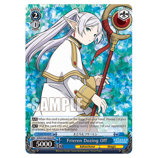 Character SFN/S108-PE02 card from the Weiss Schwarz set Frieren Beyond Journey's End