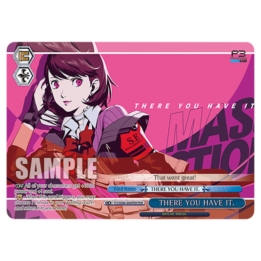 Climax P3/SE46-E60PER card from the Weiss Schwarz set Persona 3 Reload
