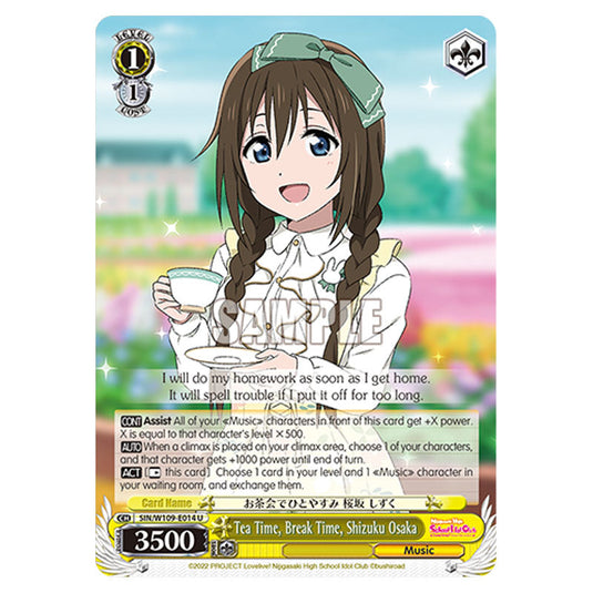 Character W109-E014 card from the Weiss Schwarz set Love Live School Idol Festival 2 Miracle Live!