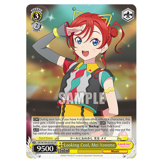 Character W109-E018S card from the Weiss Schwarz set Love Live School Idol Festival 2 Miracle Live!