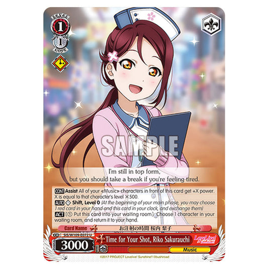 Character W109-E072 card from the Weiss Schwarz set Love Live School Idol Festival 2 Miracle Live!