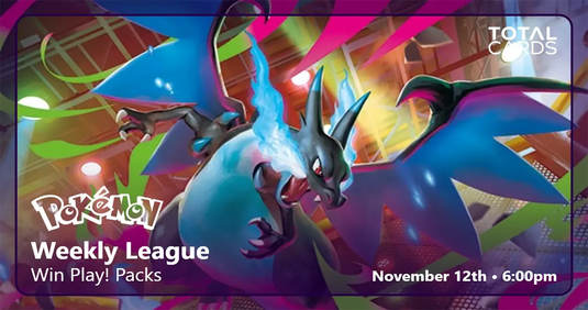 Pokémon Weekly League Tournament Wednesday 6pm (12/11/25) - Main Image