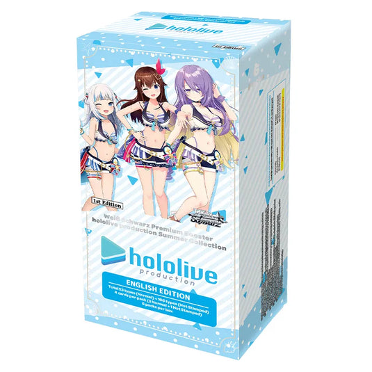 Weiss Schwarz - Hololive Production Summer Collection - Premium Booster Box (6 Packs)