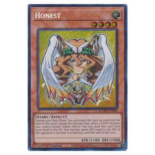 Honest BLMM-EN006 card from the Yu-Gi-Oh! set Battles of Legend: Monster Mayhem