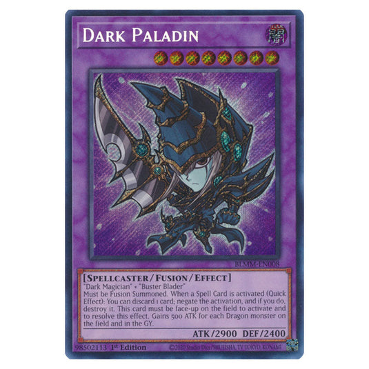 Dark Paladin BLMM-EN008a card from the Yu-Gi-Oh! set Battles of Legend: Monster Mayhem