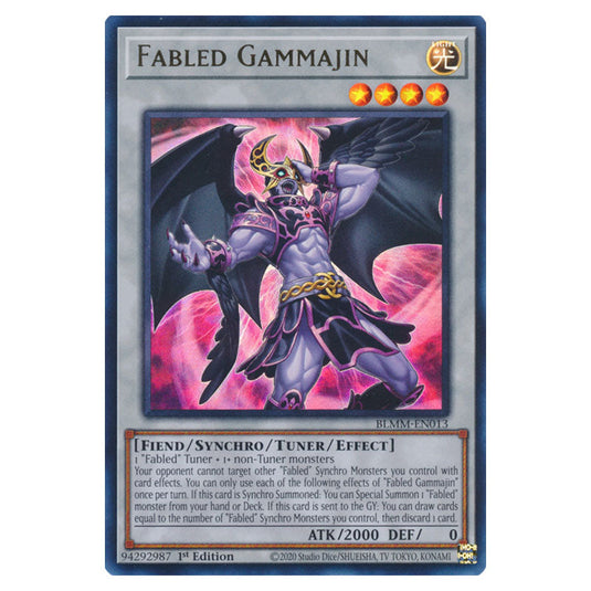 Fabled Gammajin BLMM-EN013 card from the Yu-Gi-Oh! set Battles of Legend: Monster Mayhem
