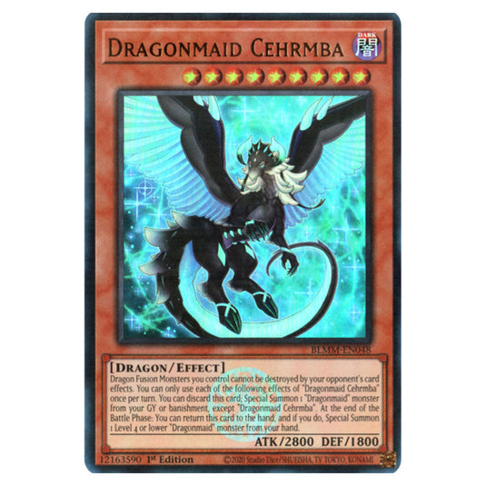Dragonmaid Cehrmba BLMM-EN048 card from the Yu-Gi-Oh! set Battles of Legend: Monster Mayhem