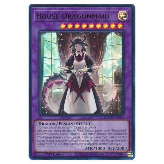 House Dragonmaid BLMM-EN063 card from the Yu-Gi-Oh! set Battles of Legend: Monster Mayhem