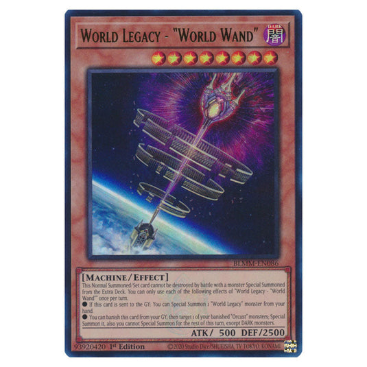 World Legacy - World Wand BLMM-EN086 card from the Yu-Gi-Oh! set Battles of Legend: Monster Mayhem