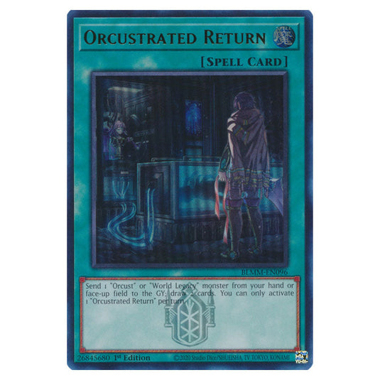 Orcustrated Return BLMM-EN096 card from the Yu-Gi-Oh! set Battles of Legend: Monster Mayhem