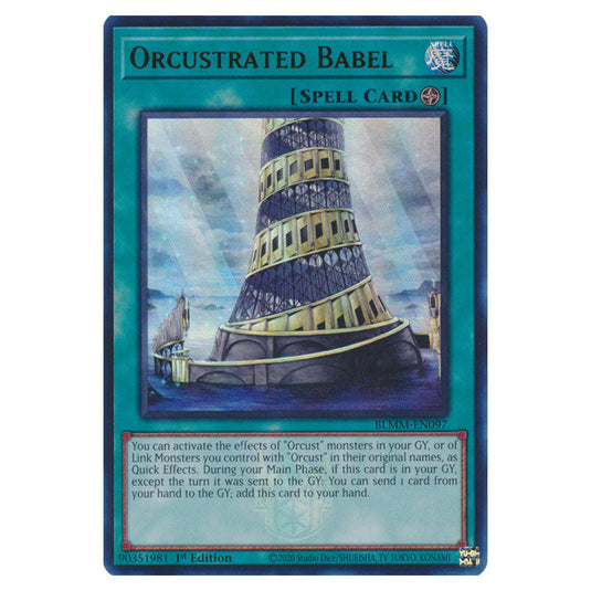 Orcustrated Babel BLMM-EN097 card from the Yu-Gi-Oh! set Battles of Legend: Monster Mayhem