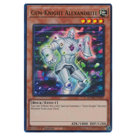 Gem-Knight Alexandrite BLMM-EN107 card from the Yu-Gi-Oh! set Battles of Legend: Monster Mayhem