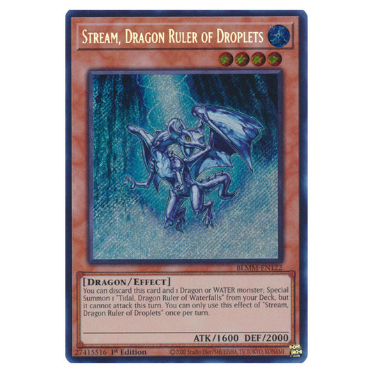 Stream, Dragon Ruler of Droplets BLMM-EN122 card from the Yu-Gi-Oh! set Battles of Legend: Monster Mayhem