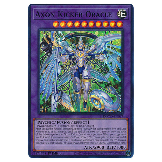 "Axon Kicker Oracle" DOOD-EN037 card from the Yu-Gi-Oh! set Doom of Dimensions