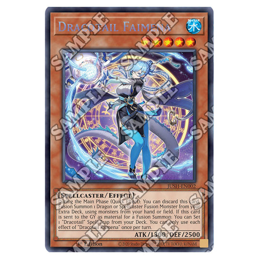 Yu-Gi-Oh! - Justice Hunters - Dracotail Faimena (Collector's Rare) JUSH-EN002a