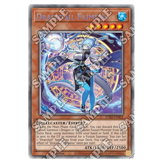 Yu-Gi-Oh! - Justice Hunters - Dracotail Faimena (Starlight Rare) JUSH-EN002b