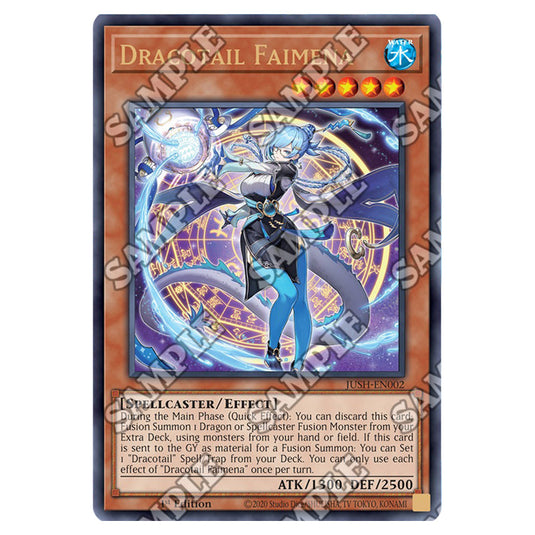 Yu-Gi-Oh! - Justice Hunters - Dracotail Faimena (Ultra Rare) JUSH-EN002