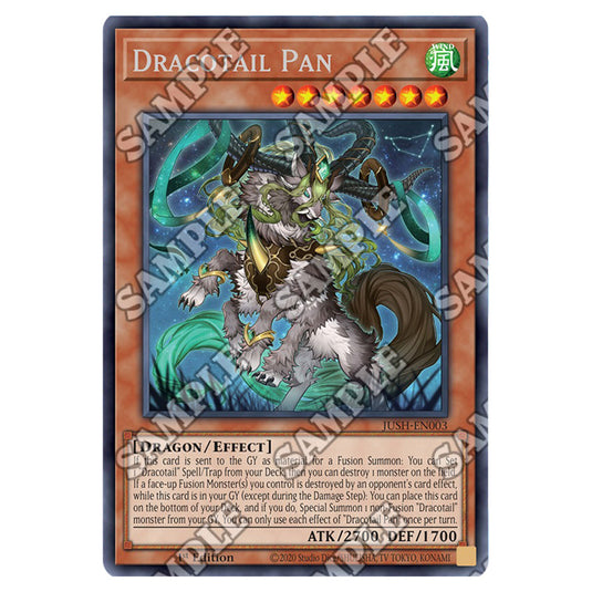 Yu-Gi-Oh! - Justice Hunters - Dracotail Pan (Rare) JUSH-EN003
