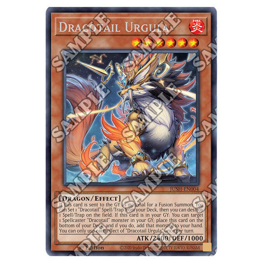 Yu-Gi-Oh! - Justice Hunters - Dracotail Urgula (Rare) JUSH-EN004