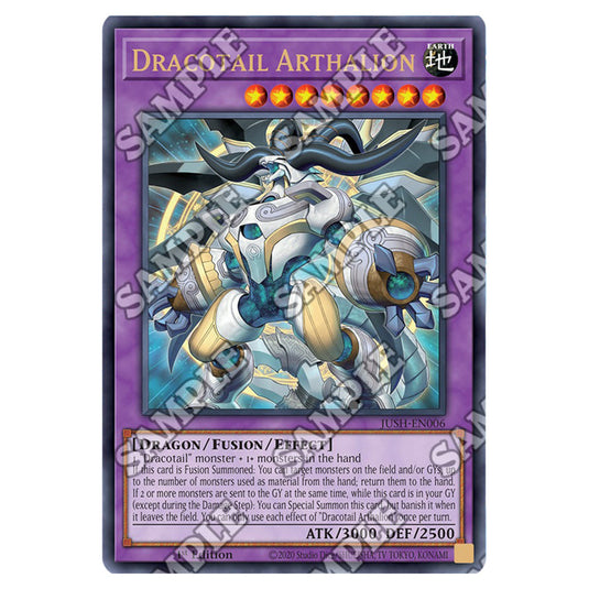 Yu-Gi-Oh! - Justice Hunters - Dracotail Arthalion (Ultra Rare) JUSH-EN006