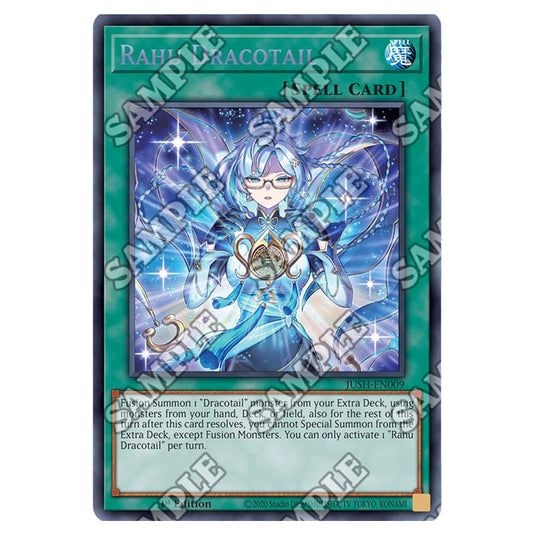 Yu-Gi-Oh! - Justice Hunters - Rahu Dracotail (Collector's Rare) JUSH-EN009a