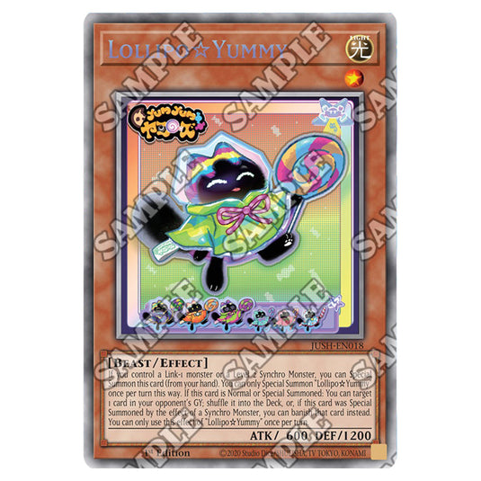 Yu-Gi-Oh! - Justice Hunters - Lollipo☆Yummy (Starlight Rare) JUSH-EN018b