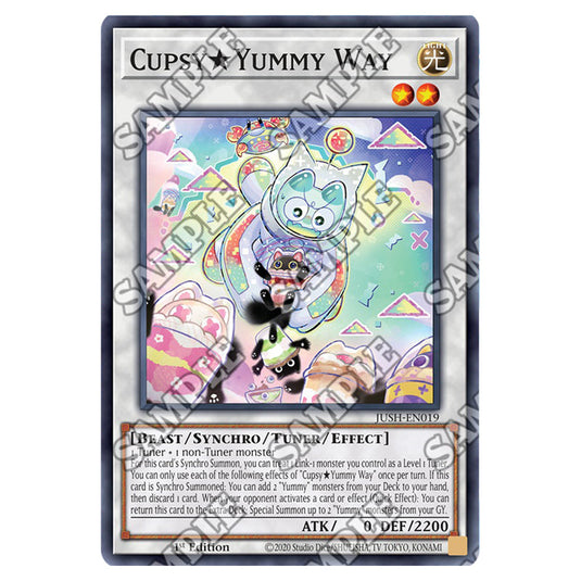 Yu-Gi-Oh! - Justice Hunters - Cupsy★Yummy Way (Super Rare) JUSH-EN019a