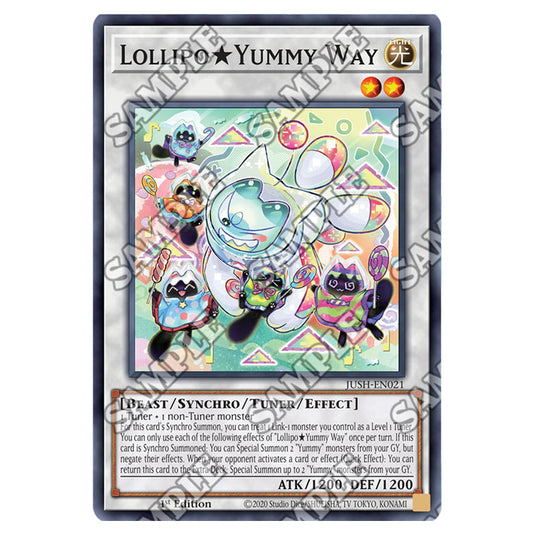 Yu-Gi-Oh! - Justice Hunters - Lollipo★Yummy Way (Super Rare) JUSH-EN021a