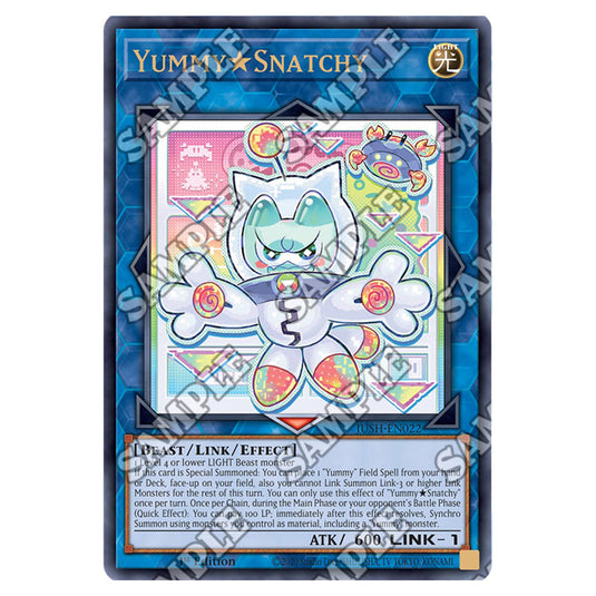Yu-Gi-Oh! - Justice Hunters - Yummy★Snatchy (Ultra Rare) JUSH-EN022