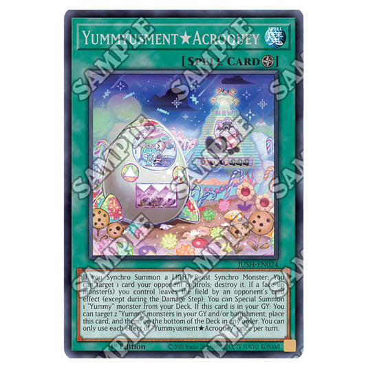 Yu-Gi-Oh! - Justice Hunters - Yummyusment★Acroquey (Rare) JUSH-EN024