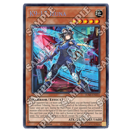 Yu-Gi-Oh! - Justice Hunters - K9-17 Izuna (Collector's Rare) JUSH-EN031a