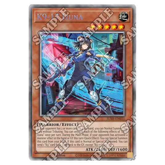 Yu-Gi-Oh! - Justice Hunters - K9-17 Izuna (Starlight Rare) JUSH-EN031b