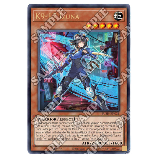 Yu-Gi-Oh! - Justice Hunters - K9-17 Izuna (Ultra Rare) JUSH-EN031